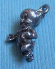 Vintage 40’s Porky Pig Warner Brothers cartoon sterling charm