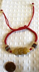 5pc LOT~ASIAN inspired JADE, Gemstone,etc~ Pendant NECKLACES & 1 BRACELET