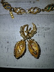 Jacqueline B Kennedy Bracelet And Brooch