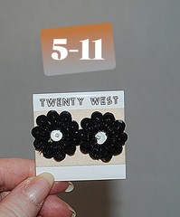 Vintage Retro Ear Rings, 1970s, 1980s 1990s, GROUP 5, priced per or the lot