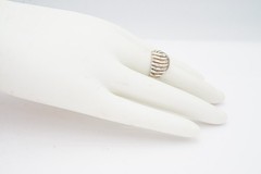 Vintage Sterling Silver 925 Ring Size 6.75 Textured K7