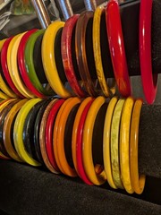 44 Vintage Spacer Bakelite Bracelets! Lucite, Marblette, Plastic, Etc!