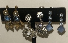 Vintage Jewelry Lot Mixed Estate 1950s+ Silver Jade Pearls Rings Earrings