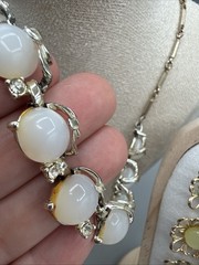VTG 6 Lot Of Thermoset 6 Bracelets,3 Necklaces And 5 Pair Of Earrings,3 Pins