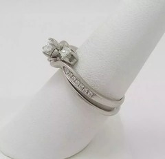 2Ct Princess Cut Lab Created Diamond Three-Stone Proposal Ring 14K White Gold FN