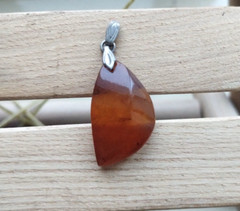 Soviet amber Vintage pendant Kaliningrad Made in USSR