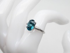 Vintage 1940s $7000 2.30ct Ceylon Natural BLUE Sapphire Diamond Platinum Ring