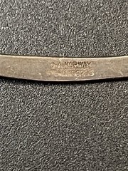David Andersen Norway Sterling Silver Modernist Collar Necklace, 14” with Flex