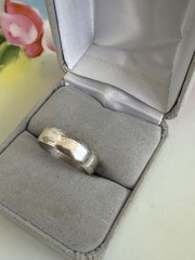 Vintage 60s Wheeler Mfg Simple Sterling Silver Band Ring Size 8.5