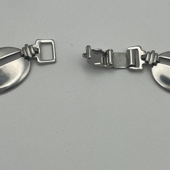 Vintage Signed WRE Sterling Silver Choker Necklace 15.5 Inches