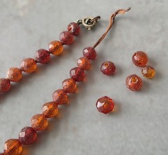 Antique Natural Baltic Amber Faceted Beaded 22″ Necklace 16.9g as/is