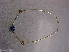 GUCCI signed 18k Gold Diamond and Lapis Lazuli Necklace Make Offer