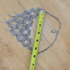 Vintage 1970s Sarah Coventry Charisma Bib Necklace, Fringe Statement Necklace