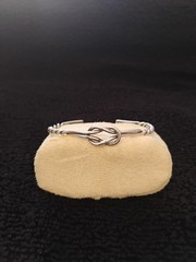 925 Sterling Silver Twisted Bracelet, Unisex, Fits All Size Wrists (9.9 grams)