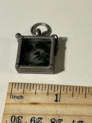 Vintage Silver Toned Charm Photo Holder
