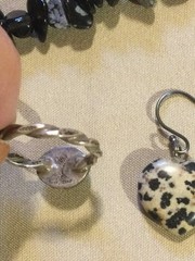 Estate Semiprecious Gemstone Agate Jewelry Lot~925 Sterling Silver Earrings &