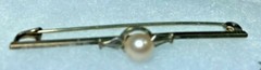 6 vintage and antique brooches, 925, 9K, 10K, plated base metal, 18.84 grams