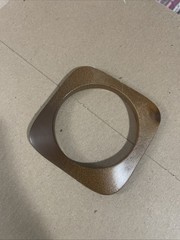 Vintage Wooden Bangle Bracelet Wood Boho Artisan Jewelry – Beveled Edge