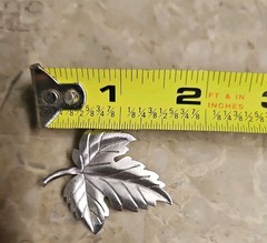 Tiffany & Co. Sterling Silver Maple Leaf Brooch