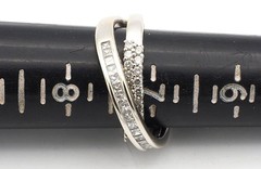 Vintage Diamond Ring 14 Karat White Gold