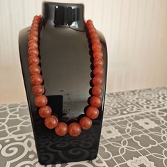Amber necklace, Stone Beads Vintage USSR Baltic. Kaliningrad. jewelry amber