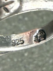 VTG TAXCO MEXICO 925 STERLING SILVER LARGE BLUE SPINEL RING 11.6g SIZE 5