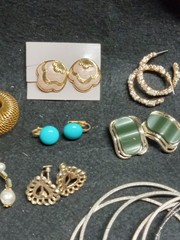 Vintage 2 Modern Costume Jewlery Lot Necklaces Earrings Bracelets Pins And More