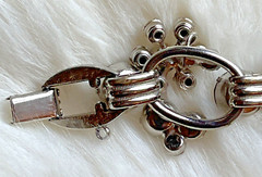 Vintage Juliana Black Gray Clear Rhinestone Cluster 5-Link Bracelet & Earrings