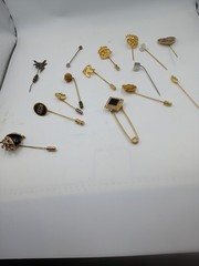 Wholesale Lot of Assorted Vintage Hat Pins. Lady Bug. Rhinestones and More