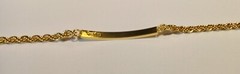 Vintage Speidel USA Goldtone ID Bracelet – NOS