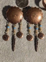Vintage Lot 5 Pieces of trading post route 66 copper jewelry! Southwestern!