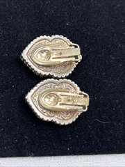 Vintage Barclay Necklace, Brooch & Earrings Set RARE Art Deco Design