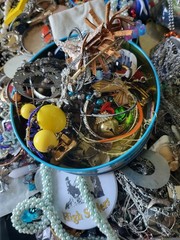 3 Lbs Pounds Unsorted Huge Lot Jewelry Vintage Now Junk Art Craft Treasure Fun