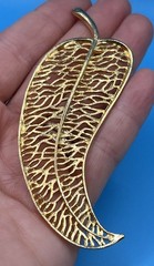 Lot Of 4 New & Vintage Leaf Pins Brooches Jewelry (see Description)