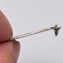 Vintage Tribal Bird Silver Pendant
