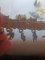 Vintage JJ Jonette & AJC Cat Lion Brooch Lot Pewter Gold Tone Novelty Pins