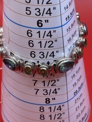 Vintage Sterling Silver Mystic Topaz Peridot Bezel Link Bracelet Adjustable 7-8″