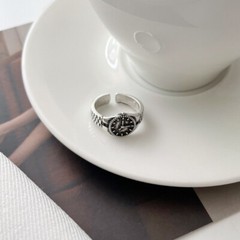 Vintage 925 Sterling Silver Watch Ring Unique Watch Ring