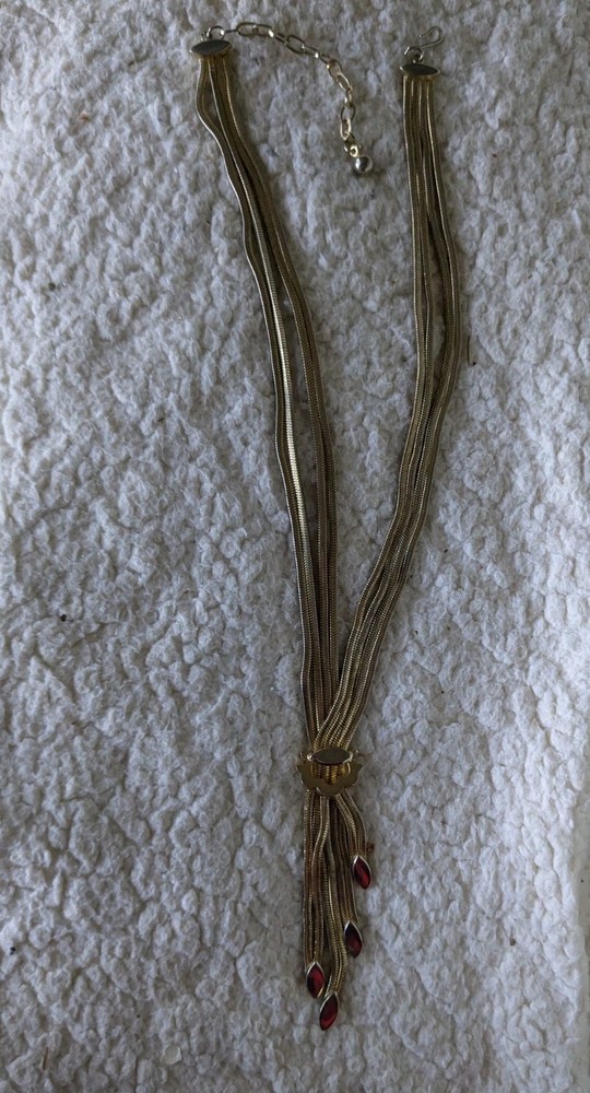 Francois Multi Strand 22k Gold Plated Neckace