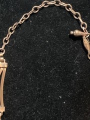 Vintage Mid Century RENOIR Signed Copper Scalloped Link Necklace Choker 16”