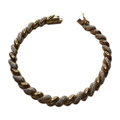 Vintage Vermeil Ross Simons Gold Plated Over 925 Sterling Silver Bracelet 17g