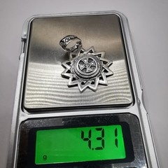 Vintage Erzgamma Star Pendant | Handcrafted 925 Silver | Sacred Geometry Jewelry