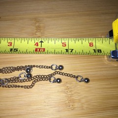 Vintage 60s Geometric Pendant Necklace Gold Tone Metal Black Acrylic