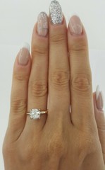 Antique Art Deco 14k Old European Solitaire Diamond Engagement Ring 0.78 ct GIA