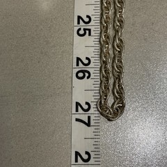 Vintage Unbranded Gold-Toned Chain Made In Germany 26.04g & 27 Inches