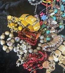 85+ Wearable Jewelry Vintage to Now Estate Costume Mix Craft Redesign 8lbs Lot