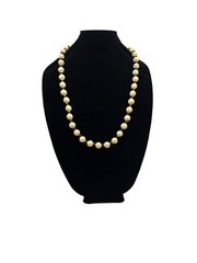 VTG Celluloid White Long Beaded Necklace