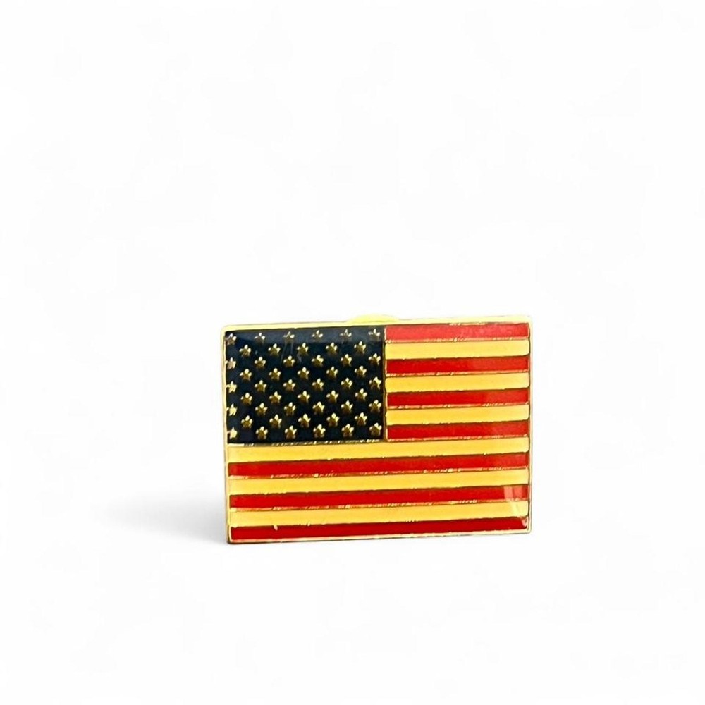 American flag lapel pin patriotic