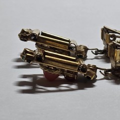 Vintage Possible Schreiner Juliana D&E Clip On Earrings Moroccan Matrix VGC