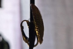 VINTAGE Gold Plated Round Shape Pair Earrings